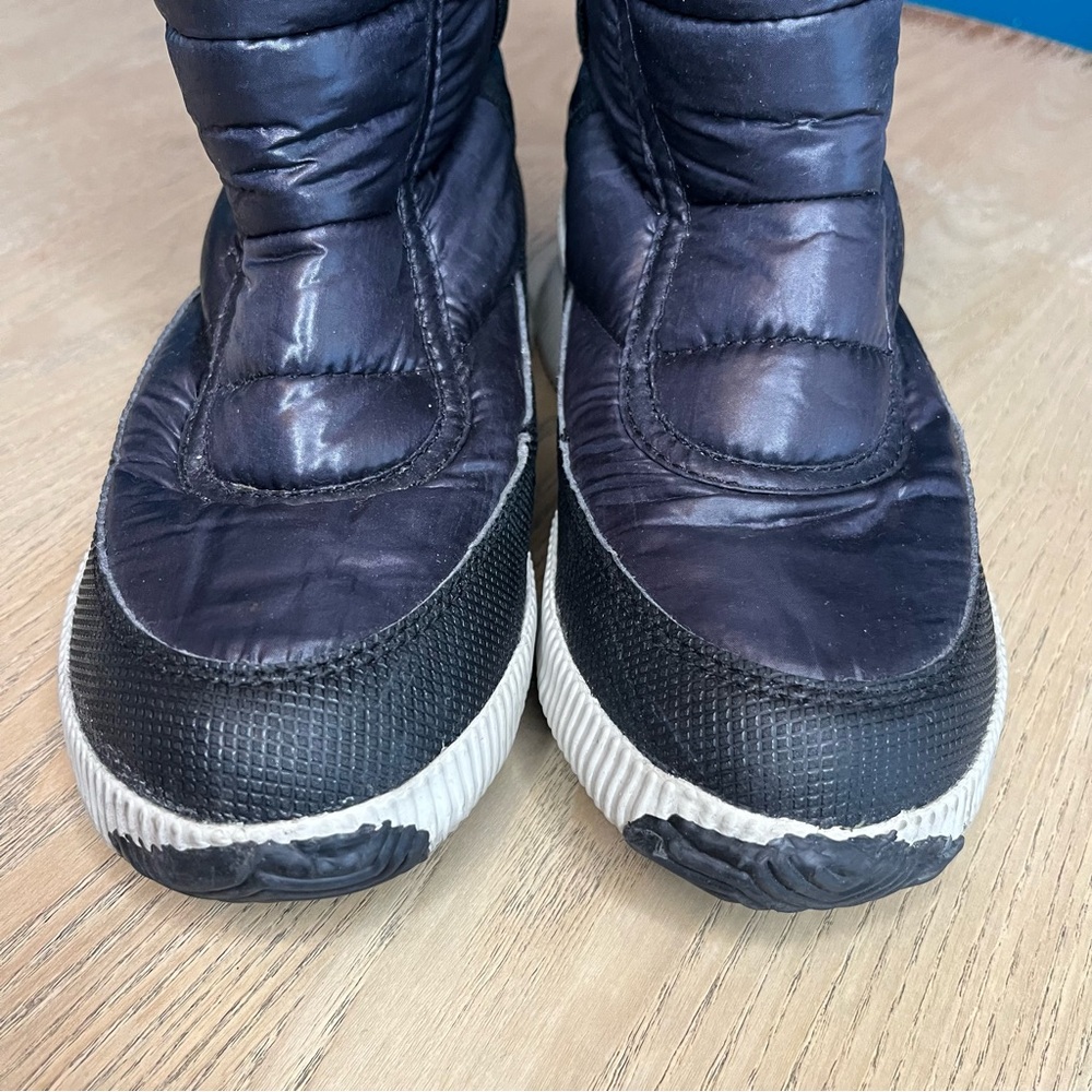 Sorel Women’s Out N About Puffy Mid Boots Navy Blue Waterproof Snow Size 6.5 - Picture 5 of 9